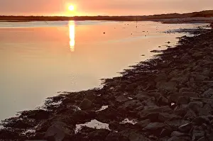 Gerahmter Druck : Mokbaai Texel