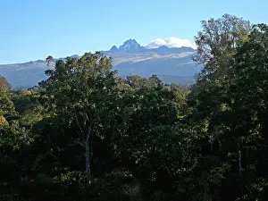 African Mountain Scenery Drucke: Mount Kenya