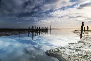 Salt Marsh Landscape Photography Drucke: Port de Cocksdorp