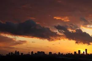 Netherlands Evening Landscape Drucke: Rotterdam