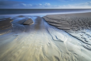 Texel Island Nature Reserve Drucke: Sand pattern