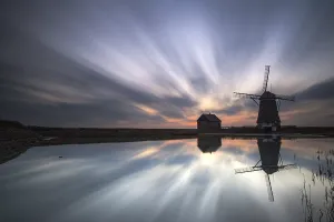 Texel Netherlands Drucke: Mill on Texel Netherlands
