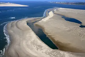 Texel Netherlands Drucke: Texel seen from the sky