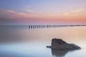 Low Tide Mudflats Europe Drucke: Waddensea