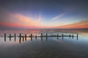 European Coastline Landscape Drucke: Waddensea