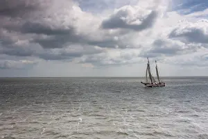 Wadden Sea Scenery Drucke: Waddenzee, Netherlands