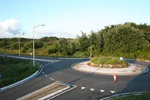 Bilder vom 13. August 2007: Agami-Bild von Weg, Straße Nieuwe ontsluitingsweg langs de duinen; Neuer Weg in der Nähe des Naturreservats