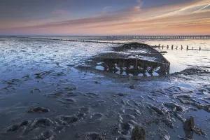 European Coastal Scenery Photos Drucke: Wierumerwad, Waddenzee
