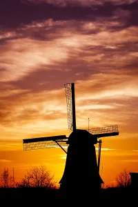 Windmill Netherlands Drucke: Windmolen De Onrust, windmill the onrust