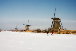 Holland Landscape Photography Drucke: Winter