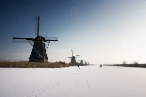 Holland Landscape Photography Drucke: Winter