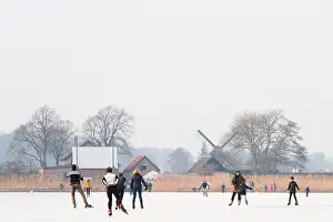 Dutch Winter Landscape Drucke: Winter landscape