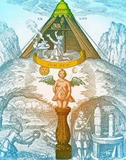 Medieval Alchemy Art Drucke: Alchemy
