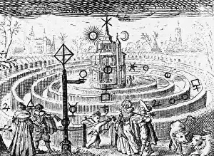 Historical Artwork Drucke: Alchemy Illustration