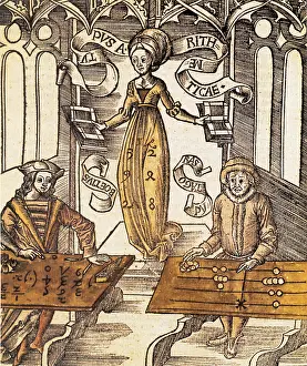Ancient Greek Mathematician Drucke: Algorithms Triumphing over Abacus