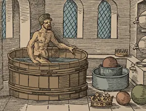 Ancient Greek Mathematician Drucke: Archimedes and Hydrostatics