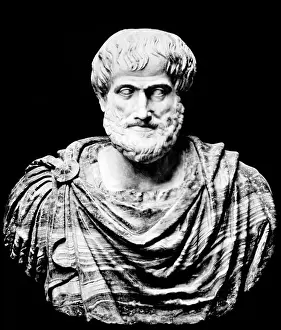 Platon Drucke: Aristoteles, antiker griechischer Philosoph und Polymath.