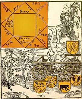 Astrology Illustration Drucke: Astrology