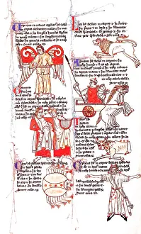 Ancient Astronomy Illustrations Drucke: Bede's Constellations