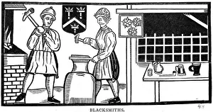 Blacksmith Profession Drucke: Blacksmiths, 17th Century