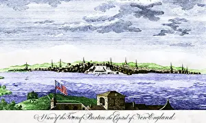 Historic City Views Drucke: Boston. 1787