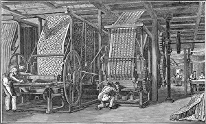 Textile Industry Factory Drucke: Calico Printing