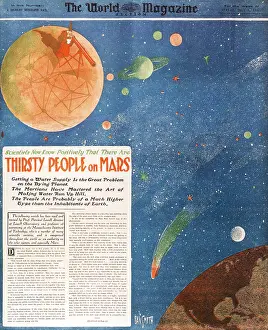 2013 Drucke: Kanäle auf dem Mars, 1906.
