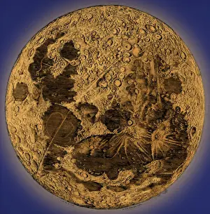Kartographie der Mond von Cassini