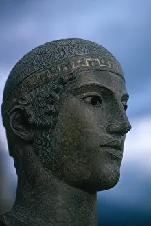 Temple Of Apollo Delphi Drucke: Charioteer of Delphi