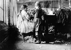 Textile Mill Workers Drucke: Child Labor
