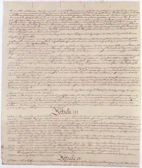 United States Founding Fathers Drucke: US Constitution
