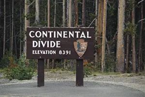 Wyoming National Parks Drucke: Continental Divide