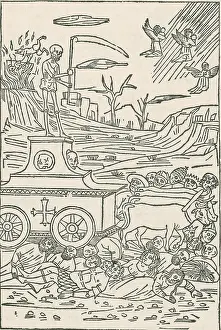 Woodcut Illustration Drucke: Death, 1493