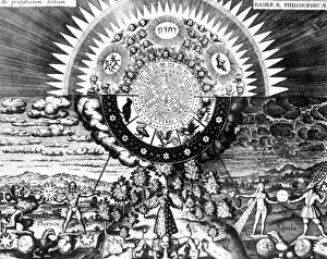 Alchemy Symbols Drucke: The Emerald Tablet, 1618
