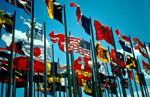 International Flags Drucke: Flags of the World