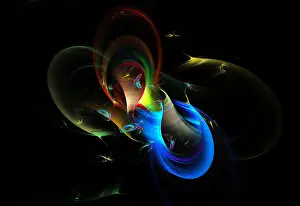 Abstract Fractals Drucke: Fractal Flame