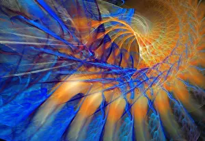 Abstract Fractals Drucke: Fractal Flame