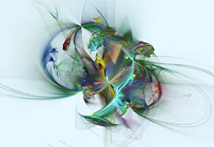 Abstract Fractals Drucke: Fractal Flame