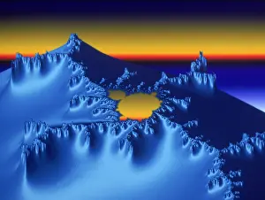 Fractal Geometry Drucke: Fractal Landscape