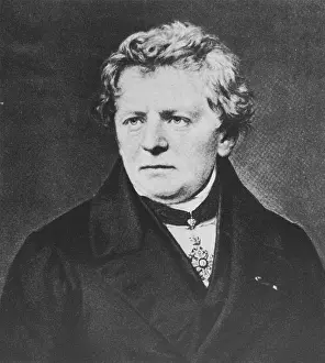 German Physicist Drucke: Georg Ohm, German Physicist