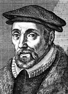 Historical Figure Illustration Drucke: Hadrianus Junius, Dutch Physican and Classical Scholar