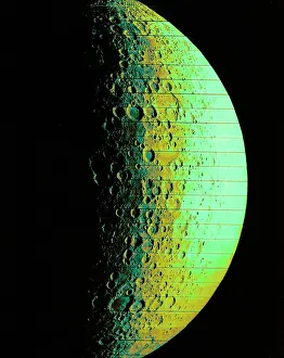 Colorful Astronomy Pictures Drucke: Hidden Side of Moon