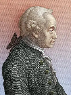 Famous Philosophers Germany Drucke: Immanuel Kant, German Philosopher