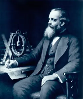 Scottish Historical Figures Drucke: James Clerk Maxwell, Scottish Physicist