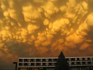 Mammatus Clouds Drucke: Mammatocumulus Cloud