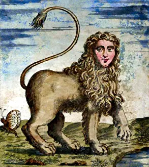 Manticore, legendärer Kreatur.