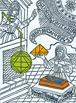 Male Mathematician Portrait Drucke: Medieval Mathematicians