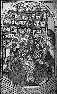 Herbal Medicine Art Drucke: Medieval Pharmacy