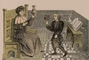 Medizinische Uroscopie des Mittelalters