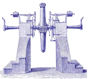 Astronomy Equipment Drucke: Meridian Circle